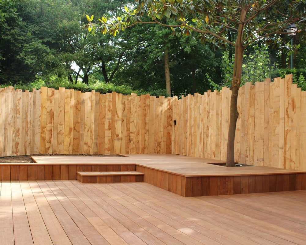 Aménagement extérieur, terrasse en bois