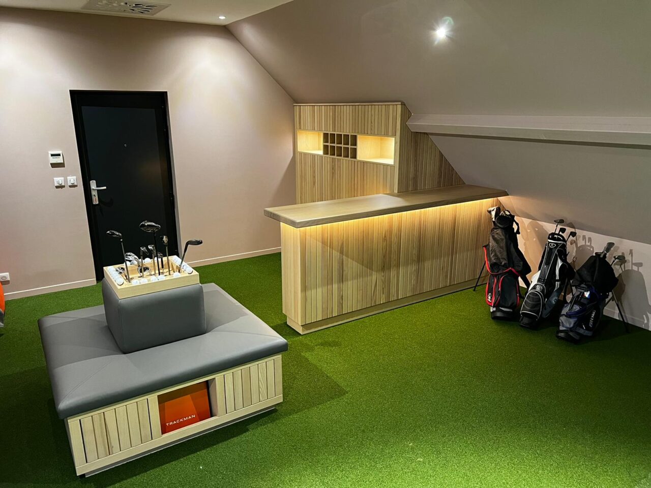 Salle de golf