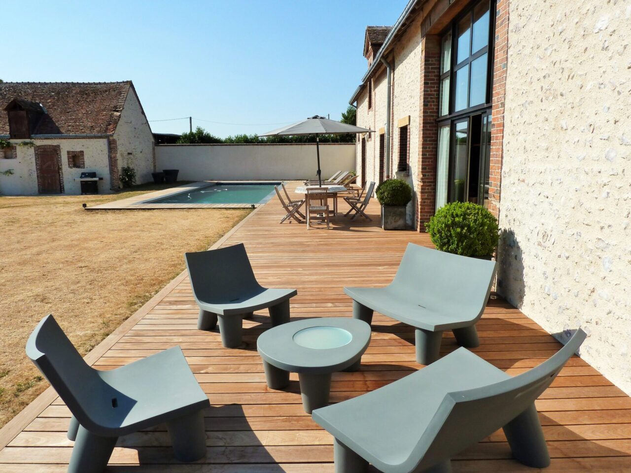 Terrasse en bois, Chartres